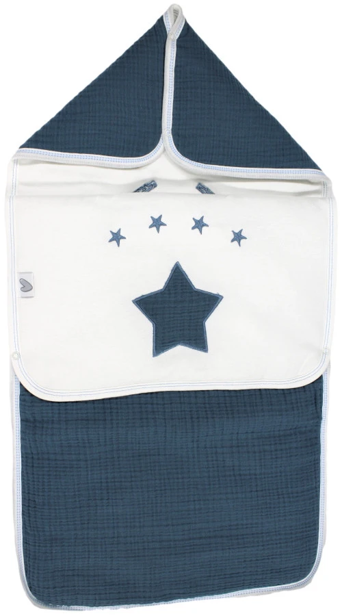 Petit Villain Hydrofiel Marineblauw Universele Autostoel Voetenzak 3 Petit Villain Hydrofiel Marineblauw Universele Autostoel Voetenzak