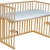 Amal II Piccolo Naturel Wieg Aan Bed Incl. Matras -Babyproducten Winkel piccolo naturel beuken wieg aan bed