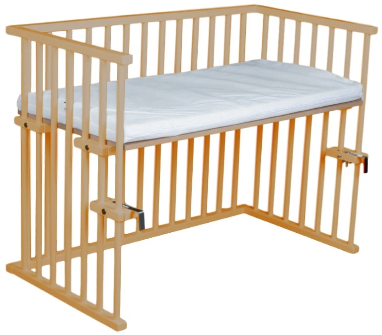 Amal II Piccolo Naturel Wieg Aan Bed Incl. Matras 3 Amal II Piccolo Naturel Wieg Aan Bed Incl. Matras