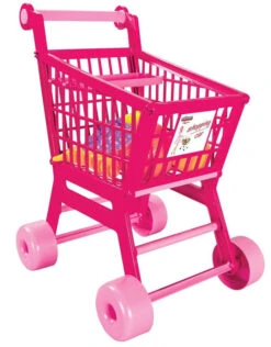 Pilsan Practical Market Roze Speelgoed Winkelwagen 07 608