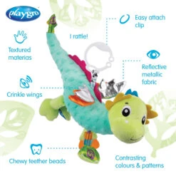 Playgro Sensory Friends Dusty Dragon Buggyspeeltje P0188473 -Babyproducten Winkel playgro sensory friends dusty dragon buggyspeeltje p0188473 .10