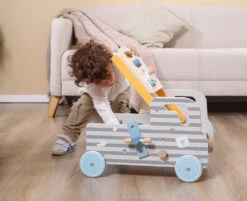 PolarB Houten Gereedschap Truck Loopwagen 44066 -Babyproducten Winkel polarb houten gereedschap truck loopwagen 44066 5