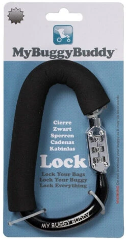 My Buggy Buddy Clip Of Tassenhaak Met Cijferslot MBBLOCK -Babyproducten Winkel prince lionheart tassenhaak kinderwagen of my buggy buddy clip met cijferslot mbblock 3