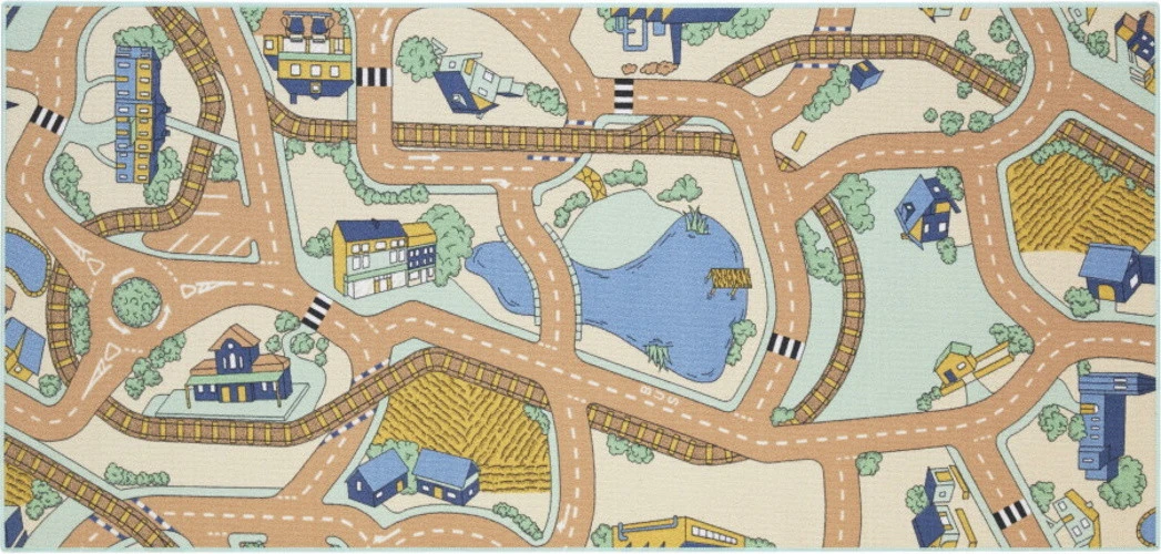 Rebel Roads Railroads Desert Mist 95x200 Cm Speelmat RPLYWGB32095200T01 3 Rebel Roads Railroads Desert Mist 95x200 Cm Speelmat RPLYWGB32095200T01