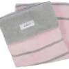 Zaffiro Grijs & Lichtroze Gestreept 75 X 100 Cm Wiegdeken 15120 -Babyproducten Winkel rozegrijzestrepen 4