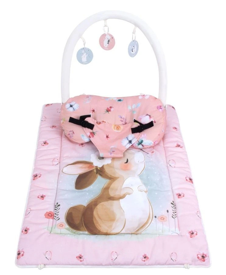Sevibaby Rabbit Pink Multifunctioneel Speelkleed 376-155 3 Sevibaby Rabbit Pink Multifunctioneel Speelkleed 376-155