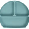Sevibaby Turquoise Silicone Bord Met Zuignap 525-15 -Babyproducten Winkel sevibaby turquoise silicone bord met zuignap 525 15