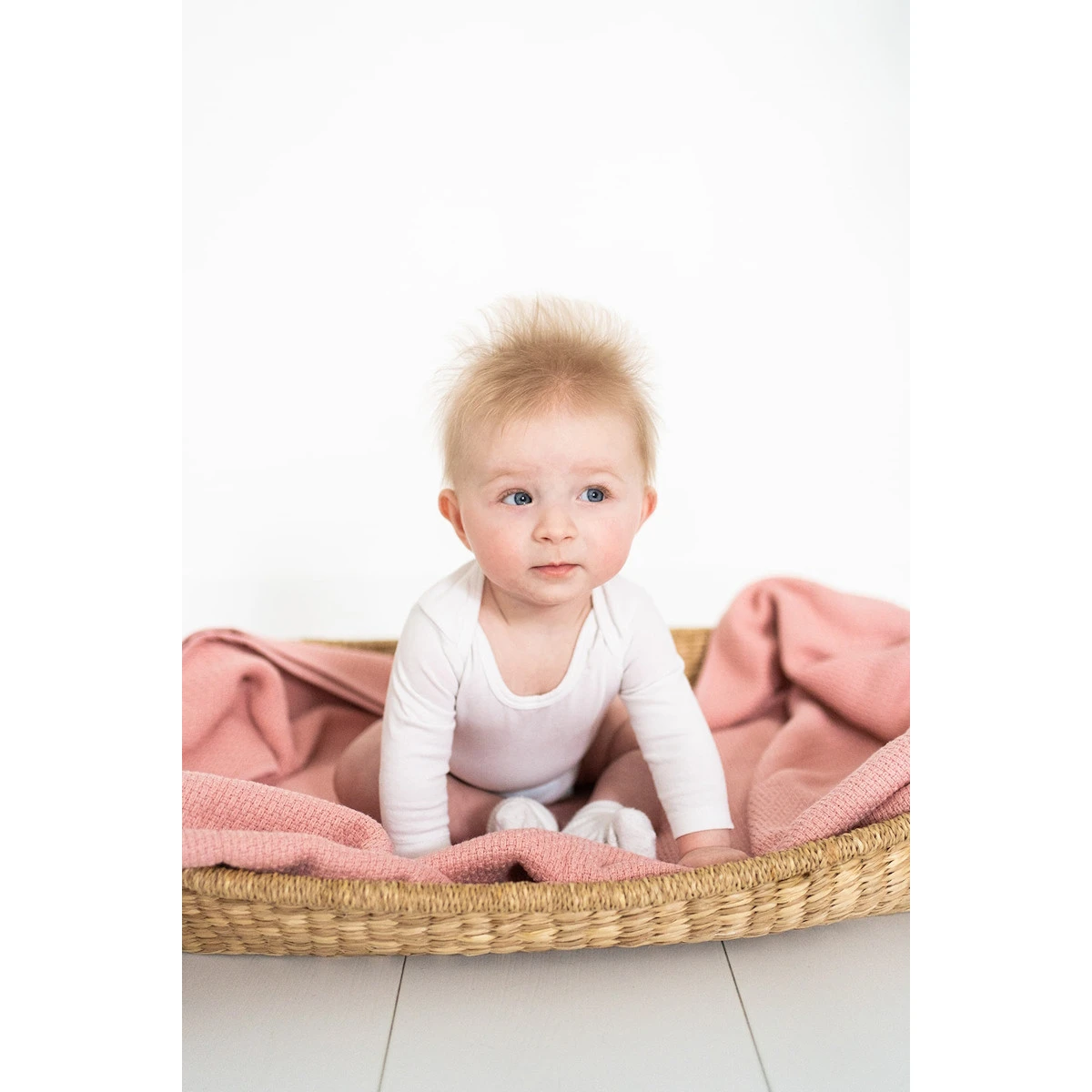 Briljant Pique Zand 75 X 100 Cm Zomer Wiegdeken 145R 5 Briljant Pique Zand 75 X 100 Cm Zomer Wiegdeken 145R - Afbeelding 3