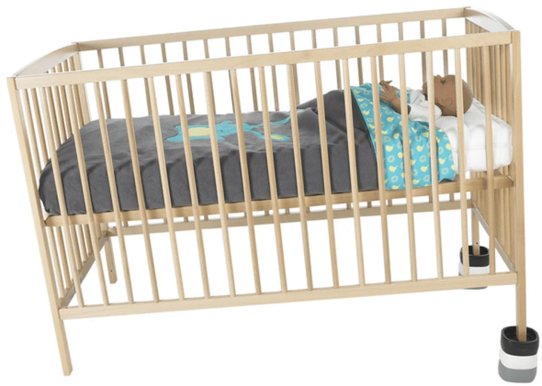 Spacebabies Bed Blocks Grey/wit/zwart SB009 4 Spacebabies Bed Blocks Grey/wit/zwart SB009 - Afbeelding 2