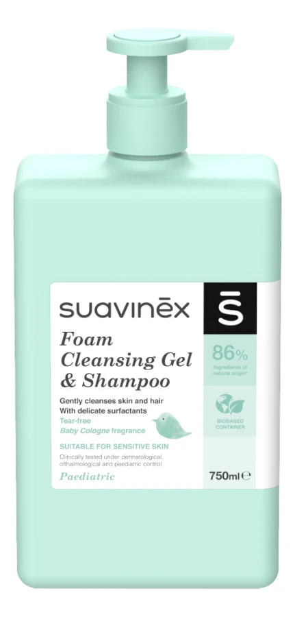 Suavinex Baby 750ml Foam Gel & Shampoo SXZCOS066884 3 Suavinex Baby 750ml Foam Gel & Shampoo SXZCOS066884