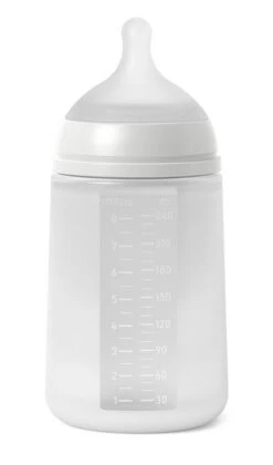 Suavinex Essence Transparant Medium Flow 240 Ml Silicone Fles SXSEX20081214 -Babyproducten Winkel suavinex essence transparant medium flow 240 ml silicone fles sxsex20081214 2