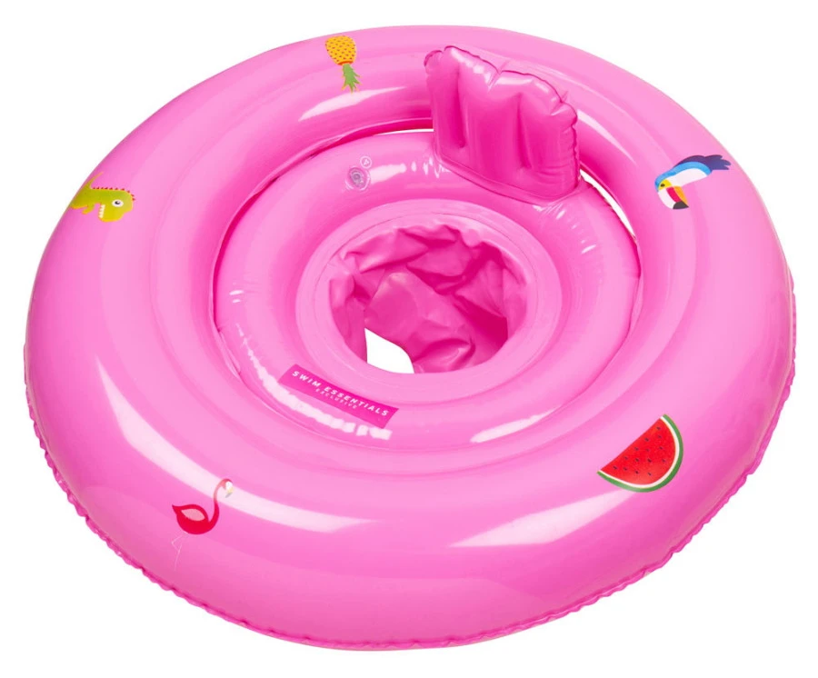 Swim Essentials Baby Float Roze 0-1 Jaar Zwemring 3 Swim Essentials Baby Float Roze 0-1 Jaar Zwemring