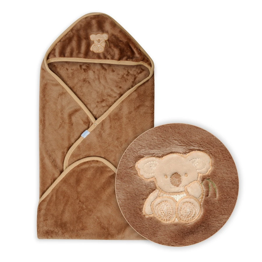 Babymatex Koala Bruin 95x95 Cm Microvezel Wikkeldeken Voor Autostoel TB0149_17 3 Babymatex Koala Bruin 95x95 Cm Microvezel Wikkeldeken Voor Autostoel TB0149_17