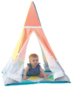 Infantino Large Teepee Gym Speelkleed BK-216143 13 Infantino Large Teepee Gym Speelkleed BK-216143 -Babyproducten Winkel teepee sfeer 3