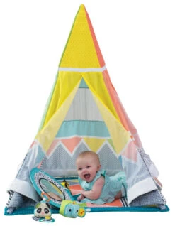 Infantino Large Teepee Gym Speelkleed BK-216143 14 Infantino Large Teepee Gym Speelkleed BK-216143 -Babyproducten Winkel teepee sfeer 4
