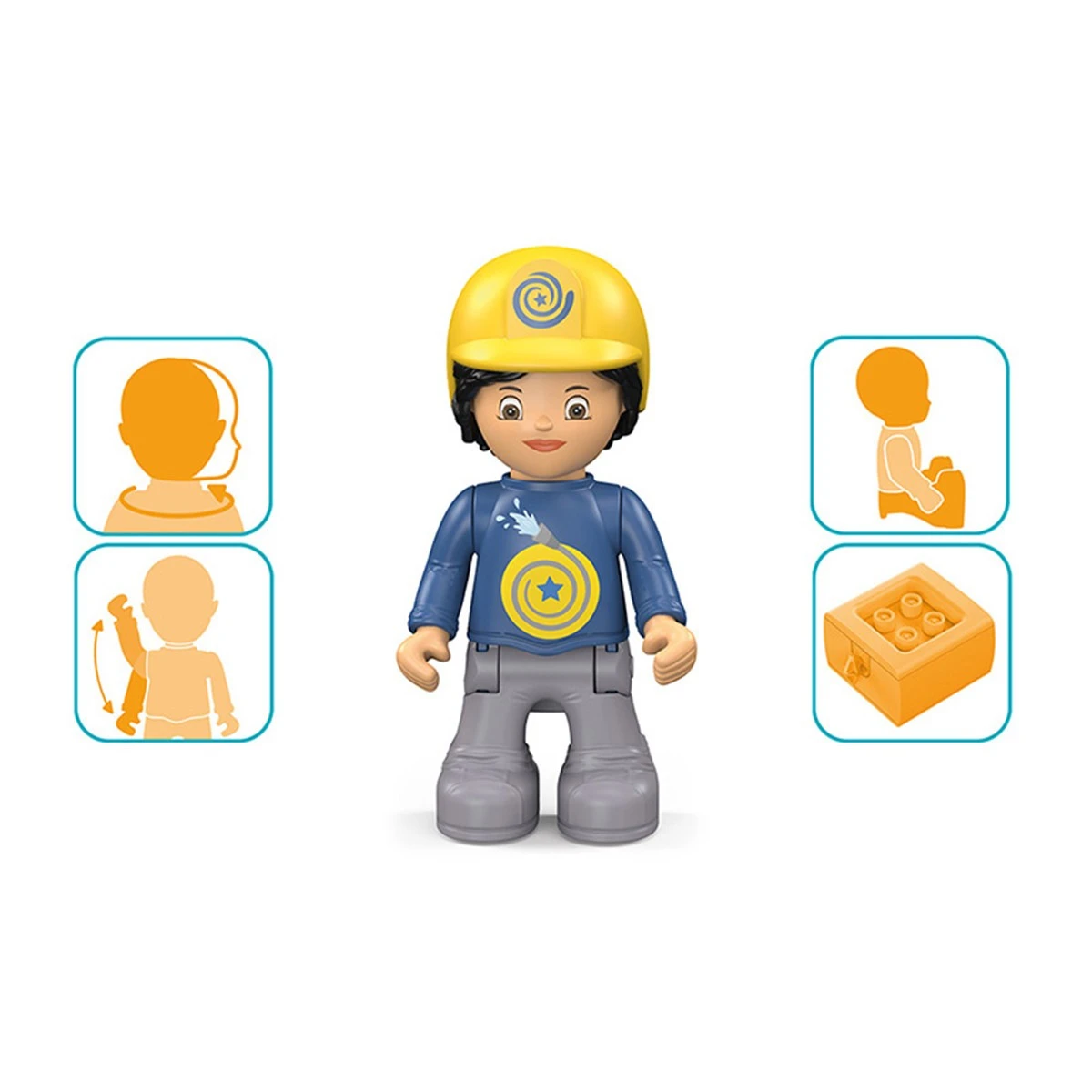 Toddys Harry Helpy Educatieve Modulaire Speelgoedauto Met Pop TO-0124 7 Toddys Harry Helpy Educatieve Modulaire Speelgoedauto Met Pop TO-0124 - Afbeelding 5