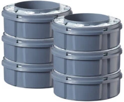 Tommee Tippee Twist & Click Cassettes 6-pack 85100802 -Babyproducten Winkel tommee tippee twist click navulcassettes 6 pack 85102301 2