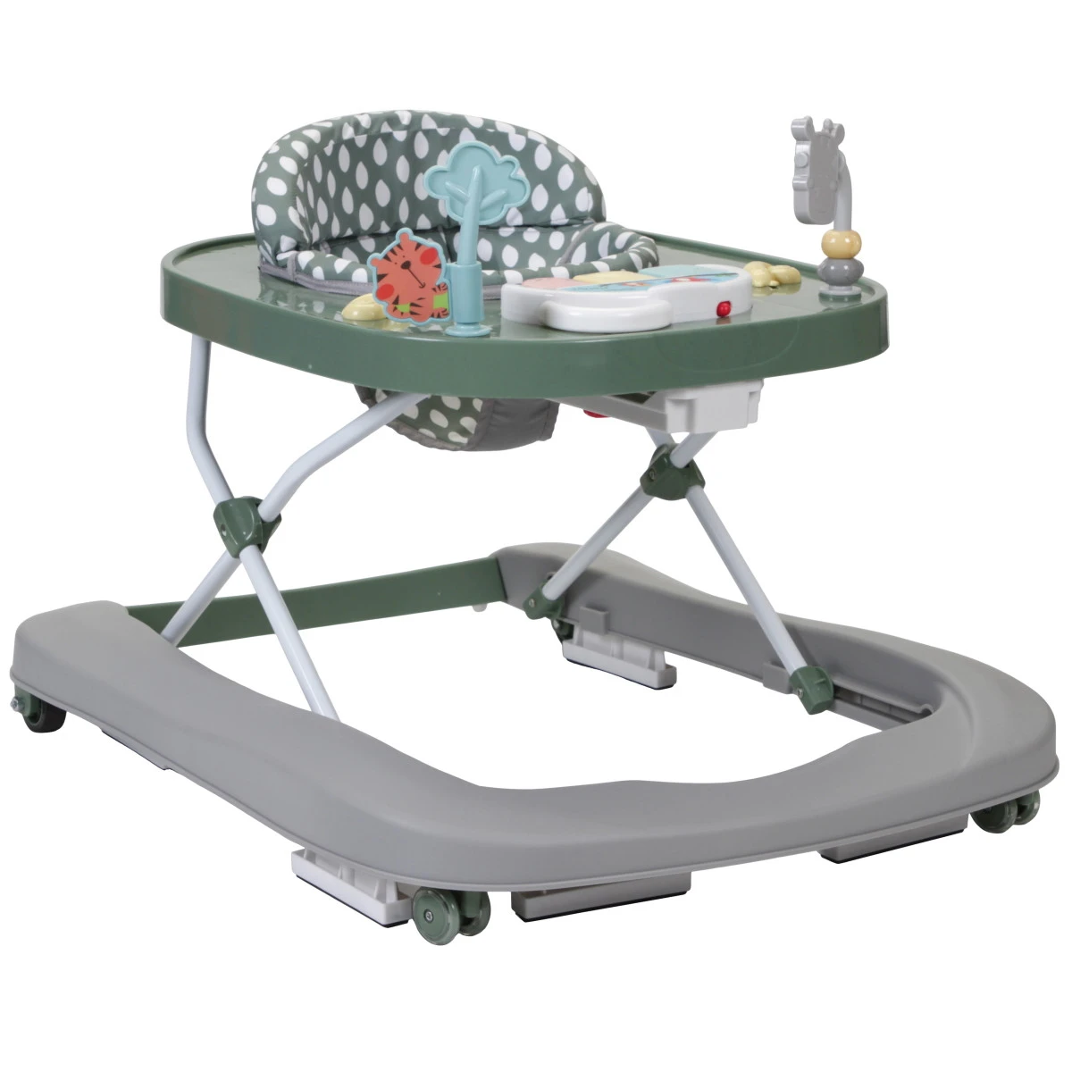 Topmark Lexi Green Dots Loopstoel T6070.GN0422 3 Topmark Lexi Green Dots Loopstoel T6070.GN0422