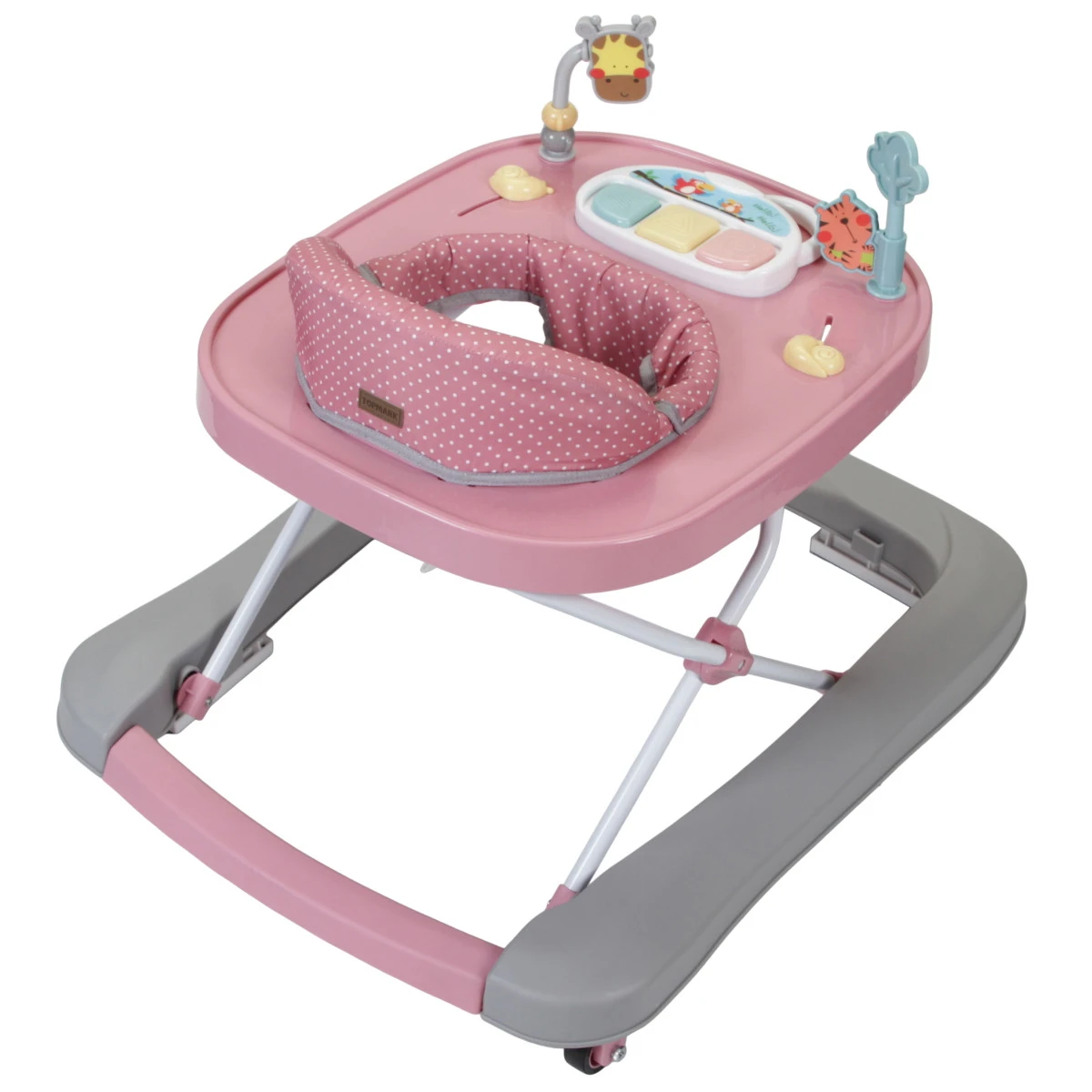 Topmark Lexi Pink Dots Loopstoel T6070.PK0422 4 Topmark Lexi Pink Dots Loopstoel T6070.PK0422 - Afbeelding 2