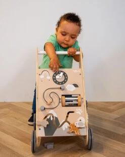 Tryco Nature Houten Activiteiten Loopwagen TR-353003 -Babyproducten Winkel tr 353003 tryco wooden baby walker new 07 1920x1920