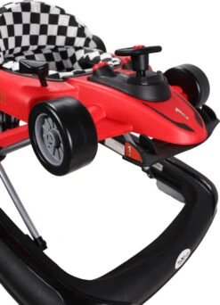 Tryco F1 Racer Red 2-in-1 Loopstoel En Loopwagen TR-362702 -Babyproducten Winkel tr 362702 tryco f1 racer red 2 in 1 loopstoel en loopwagen 09 1