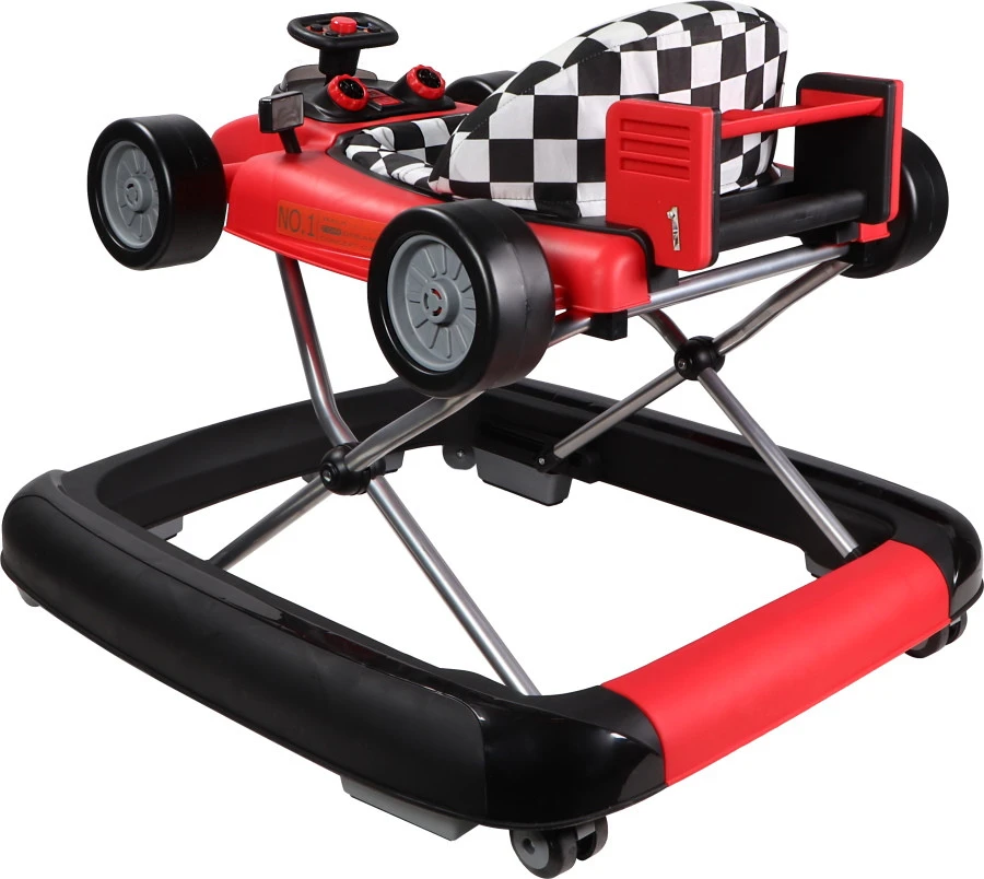 Tryco F1 Racer Red 2-in-1 Loopstoel En Loopwagen TR-362702 - Afbeelding 5