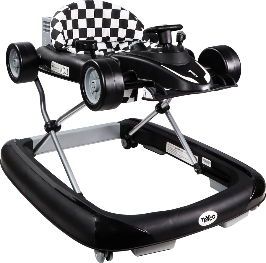 Tryco F1 Racer Black 2-in-1 Loopstoel En Loopwagen TR-362703 8 Tryco F1 Racer Black 2-in-1 Loopstoel En Loopwagen TR-362703 - Afbeelding 6