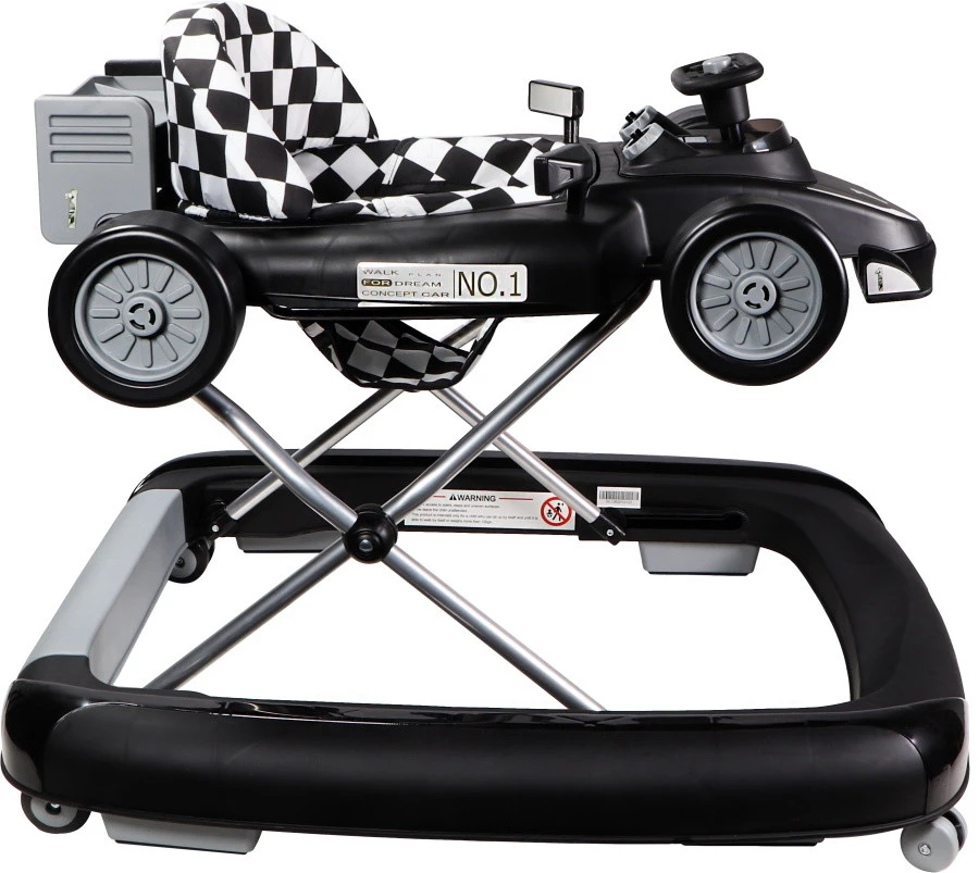 Tryco F1 Racer Black 2-in-1 Loopstoel En Loopwagen TR-362703 4 Tryco F1 Racer Black 2-in-1 Loopstoel En Loopwagen TR-362703 - Afbeelding 2