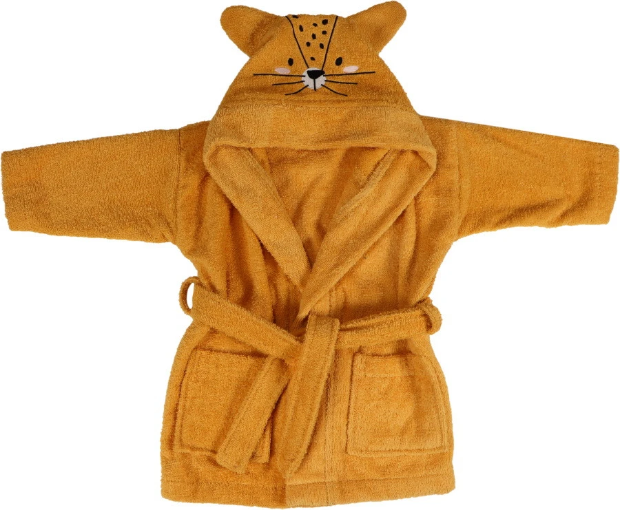 Blush & Blossom Leopard Lenny 0-1jr Badstof Badjas TR-BB4201 4 Blush & Blossom Leopard Lenny 0-1jr Badstof Badjas TR-BB4201 - Afbeelding 2