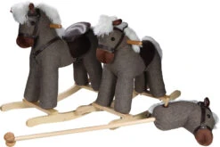 Tryco Milo Bruin Hobbelpaard 18m+ TR-120108 14 Tryco Milo Bruin Hobbelpaard 18m+ TR-120108 -Babyproducten Winkel tryco horse brown 1