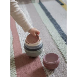 Bibs Pastel Rainbow Wobbly Tower Stapeltoren 4100100 -Babyproducten Winkel wobbysfeer4