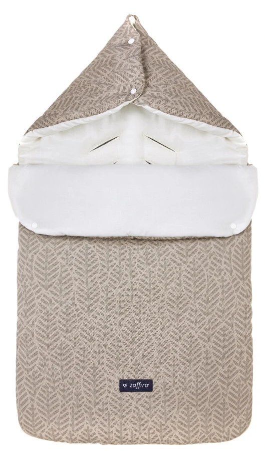 Zaffiro Beige Leaves Basic 5-in-1 Voetenzak 7589 3 Zaffiro Beige Leaves Basic 5-in-1 Voetenzak 7589