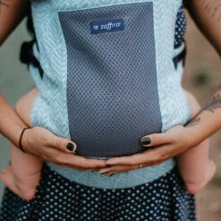 Zaffiro City Air Beige Leaves Ergonomische Draagzak 7398 -Babyproducten Winkel zaffiro city air beige leaves draagzak 7398 2