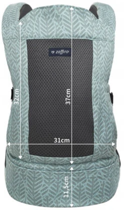 Zaffiro City Air Beige Leaves Ergonomische Draagzak 7398 -Babyproducten Winkel zaffiro city air beige leaves draagzak 7398 4