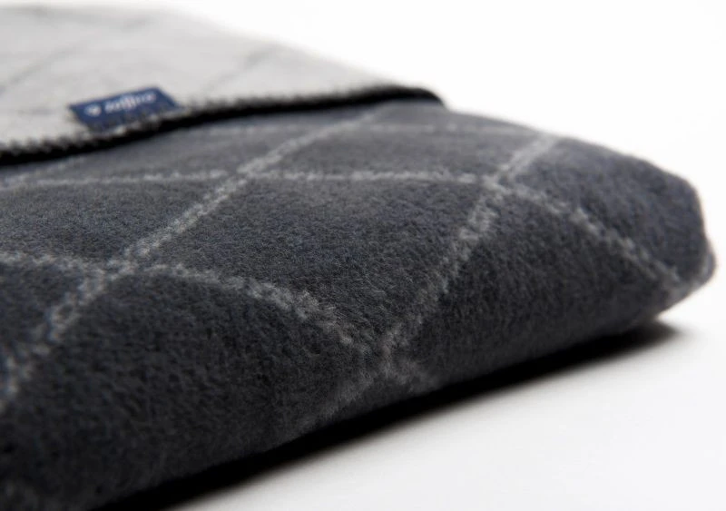 Zaffiro Antraciet & Grijs Ruitjes 75 X 100 Cm Wiegdeken 40795 4 Zaffiro Antraciet & Grijs Ruitjes 75 X 100 Cm Wiegdeken 40795 - Afbeelding 2