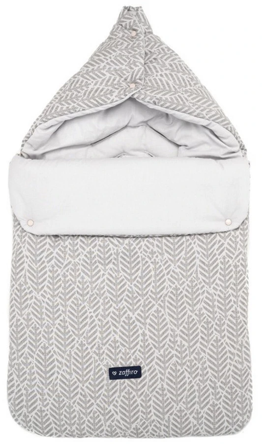 Zaffiro Grey Leaves Basic 5-in-1 Voetenzak 7572 3 Zaffiro Grey Leaves Basic 5-in-1 Voetenzak 7572