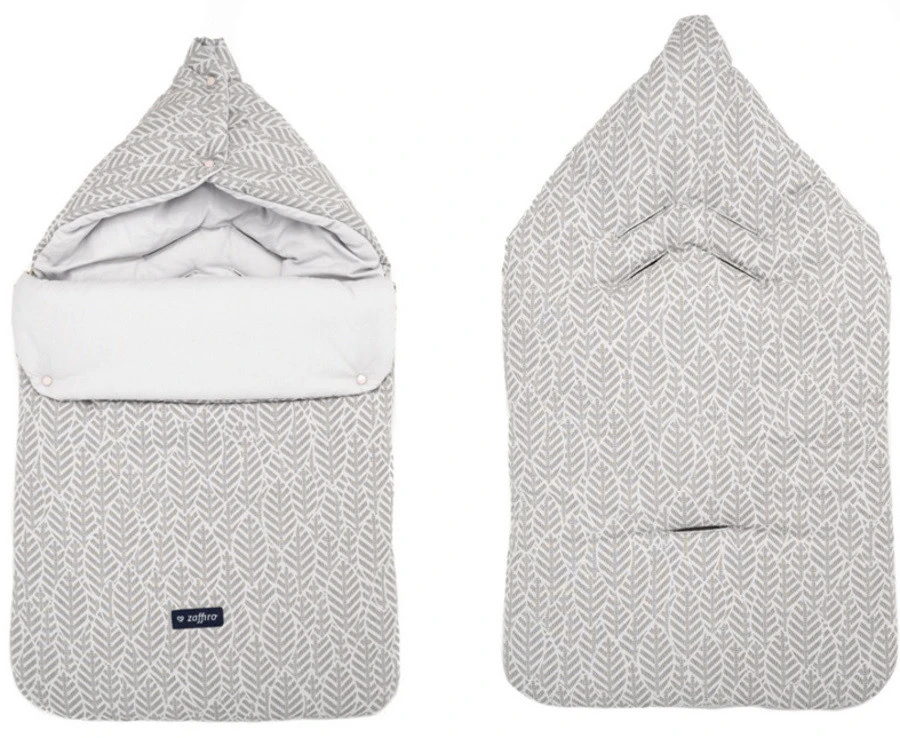 Zaffiro Grey Leaves Basic 5-in-1 Voetenzak 7572 5 Zaffiro Grey Leaves Basic 5-in-1 Voetenzak 7572 - Afbeelding 3