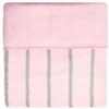 Zaffiro Grijs & Roze Gestreept 100 X 150 Cm Ledikantdeken 15403 -Babyproducten Winkel zaffiro roze grijs gestreept 100 x 150 cm ledikantdeken