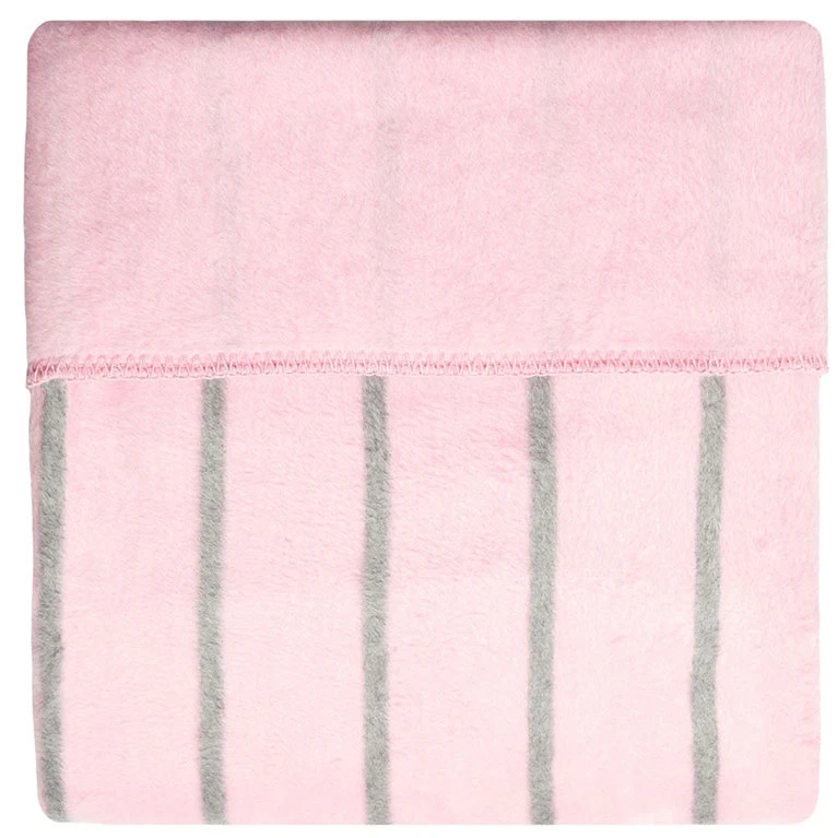 Zaffiro Grijs & Roze Gestreept 100 X 150 Cm Ledikantdeken 15403 3 Zaffiro Grijs & Roze Gestreept 100 X 150 Cm Ledikantdeken 15403