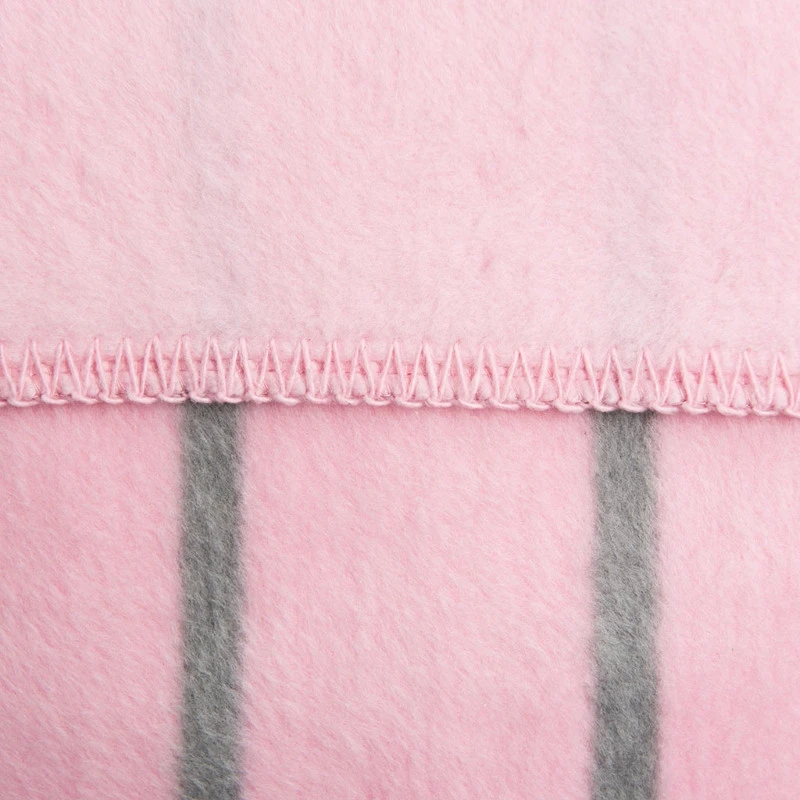 Zaffiro Grijs & Roze Gestreept 100 X 150 Cm Ledikantdeken 15403 4 Zaffiro Grijs & Roze Gestreept 100 X 150 Cm Ledikantdeken 15403 - Afbeelding 2