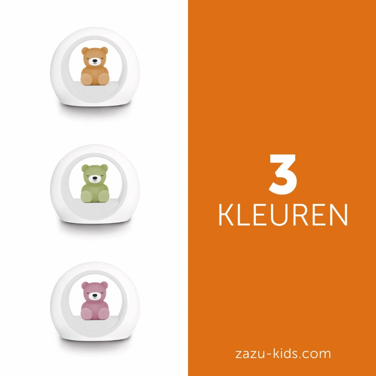 Zazu Billy Beer Bruin Nachtlampje ZA-BILLY-02 9 Zazu Billy Beer Bruin Nachtlampje ZA-BILLY-02 - Afbeelding 7