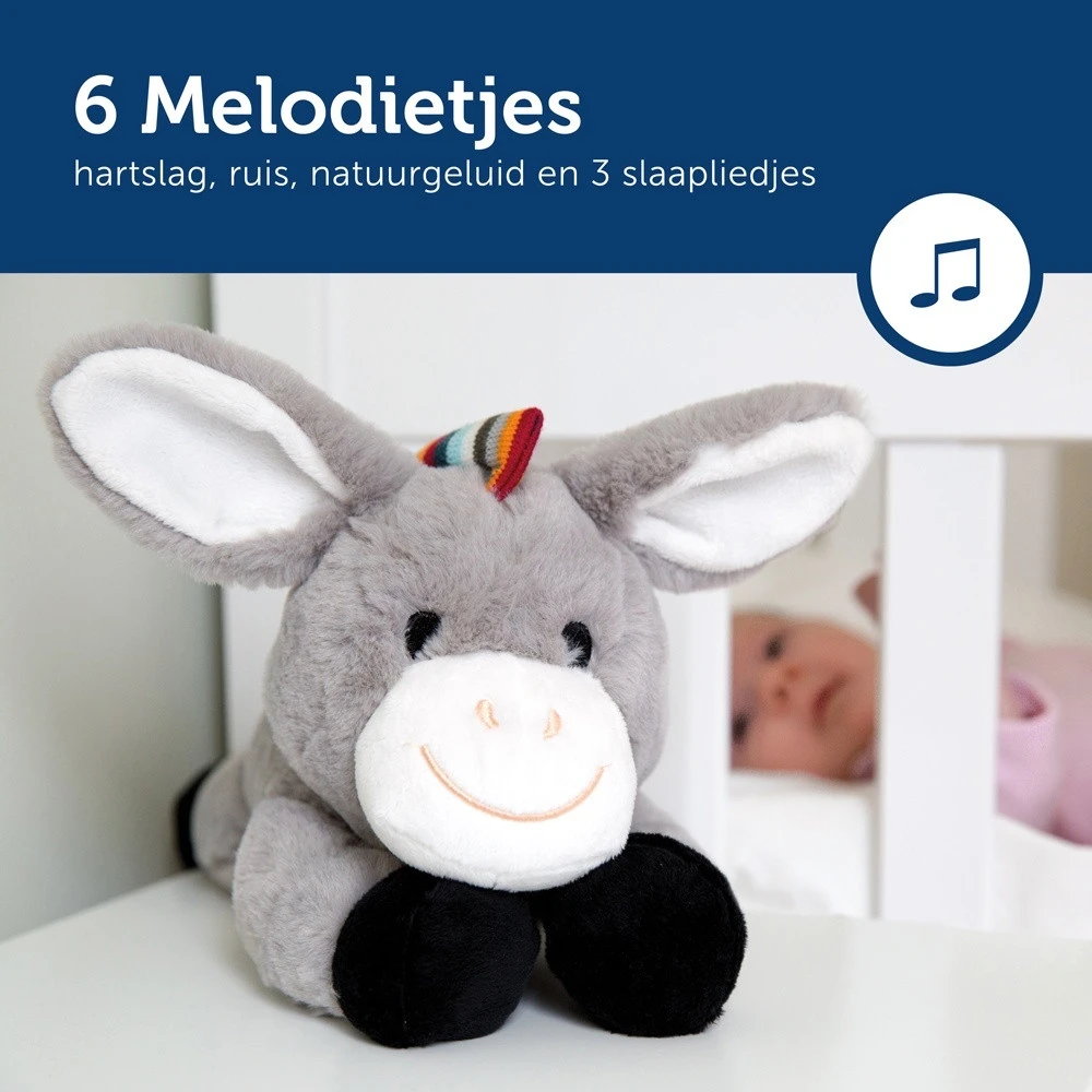 Zazu Don De Ezel Heartbeat Knuffel Met Geluid Za-Don-01 12 Zazu Don De Ezel Heartbeat Knuffel Met Geluid Za-Don-01 - Afbeelding 10
