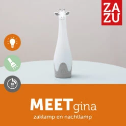 Zazu Gina Giraffe Grijs Zaklamp En Nachtlampje ZA-GINA-01 -Babyproducten Winkel zazu gina giraffe grijs zaklamp en nachtlampje za gina 01 4
