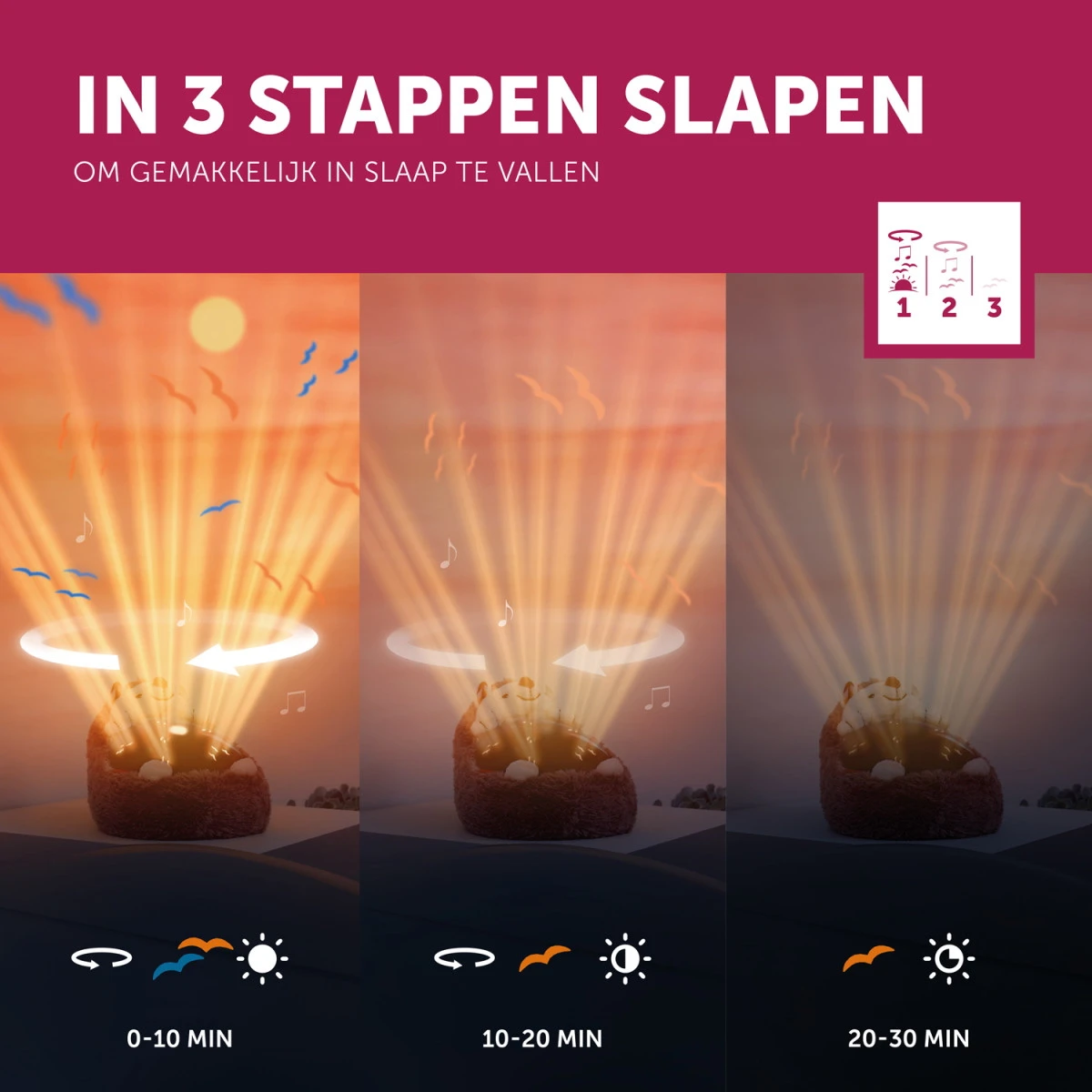 Zazu Henry De Egel Zonsondergang Projector ZA-HENRY-01- 9 Zazu Henry De Egel Zonsondergang Projector ZA-HENRY-01- - Afbeelding 7